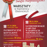 SANDOMIERZ W BIAŁO-CZERWONYCH BARWACH! - warszaty patriotyczne z okazji 11 Listopada w Kamienicy Oleśnickich