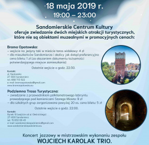 Sandomierski Centrum Kultury - Noc Muzeów 2019 r.