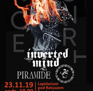 Koncert zespołów Monster Monkey, PIRAMIDE oraz INVERTED MIND