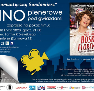 "Romantyczny Sandomierz" - Kino plenerowe pod gwiazdami: „Boska Florence”