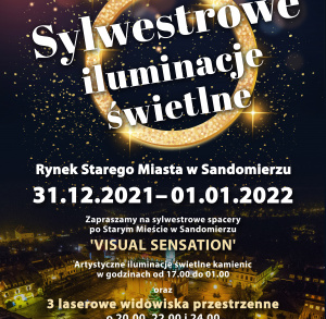 Sylwestrowe iluminacje świetlne