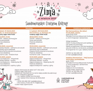 "Zima w mieście" z Sandomierskim Centrum Kultury