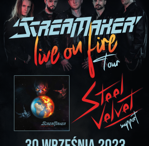 Koncert zespołów Scream Maker i Steel Velvet