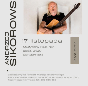 Koncert Andrzeja Sikorowskiego