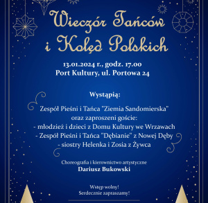 Wieczór tańców i kolęd polskich