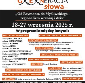 II Międzypokoleniowy Festiwal Literacki „GENeracja Słowa” w Sandomierzu