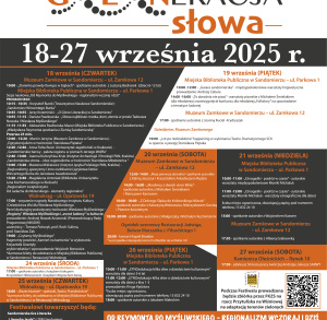 II Międzypokoleniowy Festiwal Literacki „GENeracja Słowa” w Sandomierzu