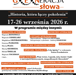 Festiwal literacki GENeracja Słowa.