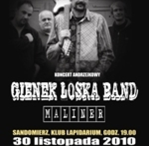 Koncert andrzejkowy-koncert zespołów„Gienek Loska Band” oraz „Maliner”