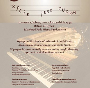 „Życie jest cudem”- koncert