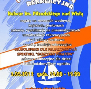 Majówka rekreacyjna na Bulwarze