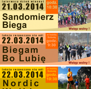 Sandomierz Biega. Biegam Bo Lubię i Nordic Walking