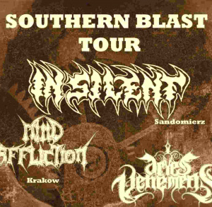 Koncert Insilent, Mind Affliction i Aries Vehemens.