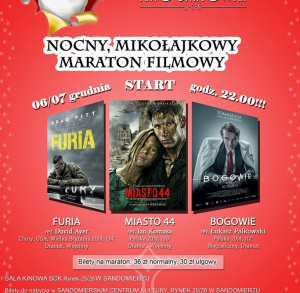 Mikołajkowy Maraton Filmowy w Kinie Starówka