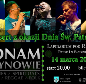 Koncert z okazji Dnia Św. Patryka - Tonam & Synowie