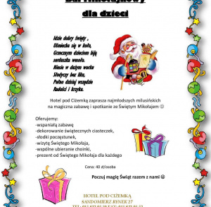 Bal Mikołajkowy dla dzieci