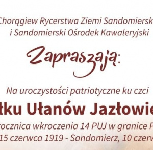 Uroczystość patriotyczna ku czci 14. Pułku Ułanów Jazłowieckich.