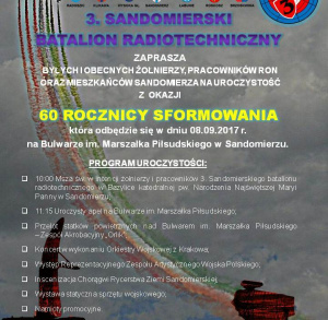 60-lecie utworzenia sandomierskiego batalionu radiotechnicznego