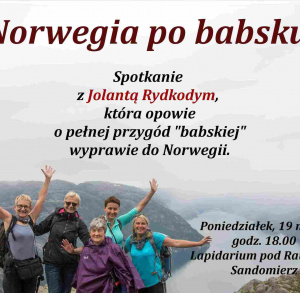 Spotkania podróżnicze „Norwegia po babsku”