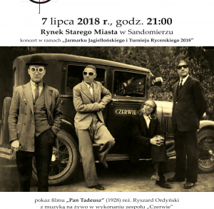 Pokaz filmu "Pan Tadeusz" (1928) z muzyką zespołu "Czerwie"