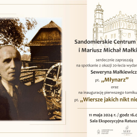 Spotkanie z okazji 20-lecia wydania książki  pt. „Młynarz” oraz na inauguracja  tomiku wierszy  pt. „Wiersze jakich nikt nie pisze”