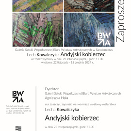 Wystawa „Andyjski kobierzec" - Zaproszenie