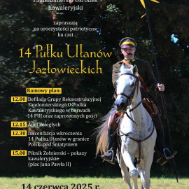 Uroczystość patriotyczna ku czci 14 Pułku Ułanów Jazłowieckich 14.06.2025