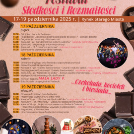 Festiwal Słodkości i Rozmaitości 17-19 października 2025 r.
