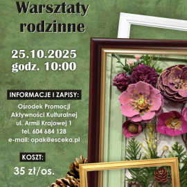 Warsztaty kreatywne „Z lasu do ramki”