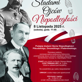 "Śladami Ojców Niepodległości"- gra miejska dla rodzin