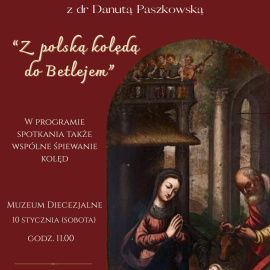 Zaproszenie na spotkanie pn."Z polską kolędą do Betlejem"