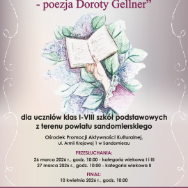 III edycja Powiatowego Konkursu Recytatorskiego "Słowem malowane"