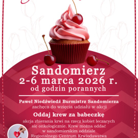 Oddaj krew za babeczkę