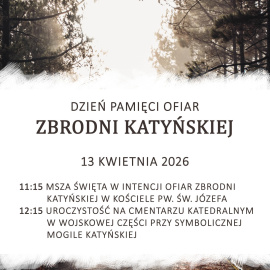 Dzień Pamięci Ofiar Zbrodni Katyńskiej
