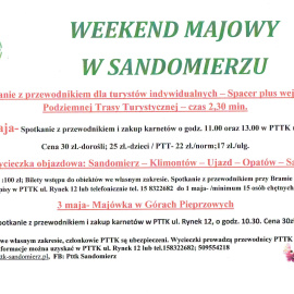 WEEKEND MAJOWY W SANDOMIERZU