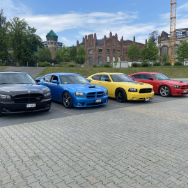 Zlot miłośników Dodge Charger LX/LD w Sandomierzu
