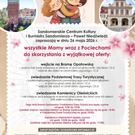 Dzień Mamy w Sandomierzu. Wspólny czas i wyjątkowe zniżki w atrakcjach turystycznych