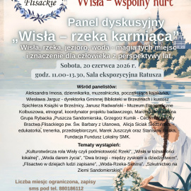 Panel „Wisła – rzeka karmiąca" | 20.06 | IV Sandomierskie Wianki Flisackie