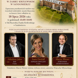 Koncert muzyki klasycznej w Zamku Królewskim w Sandomierzu