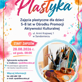 Zajęcia plastyczne dla dzieci w wieku 5–8 lat