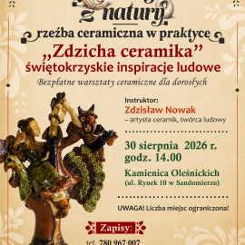 Bezpłatne warsztaty ceramiki ludowej z Zdzisławem Nowakiem — 30 sierpnia, Kamienica Oleśnickich